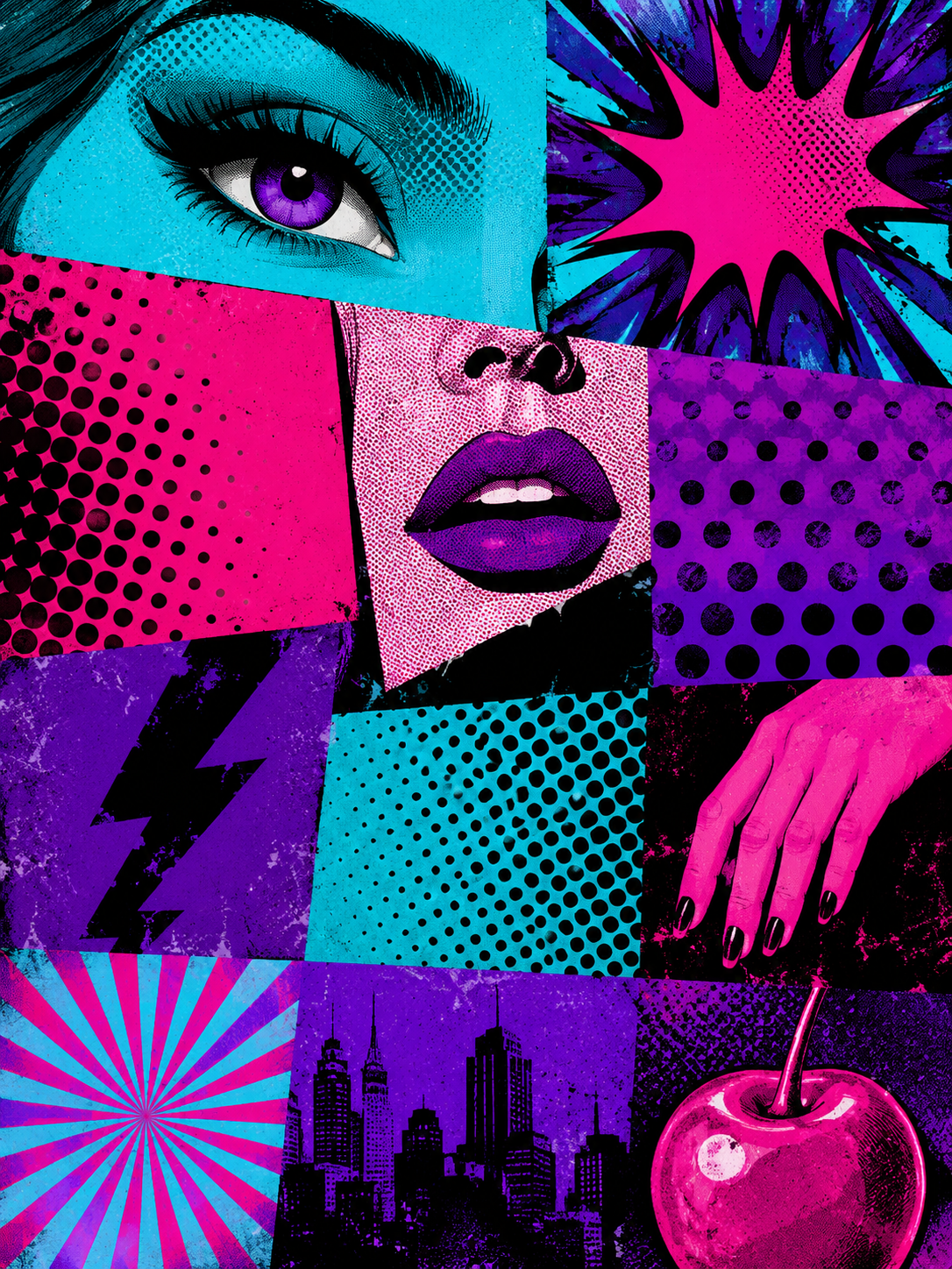 Bold pop style