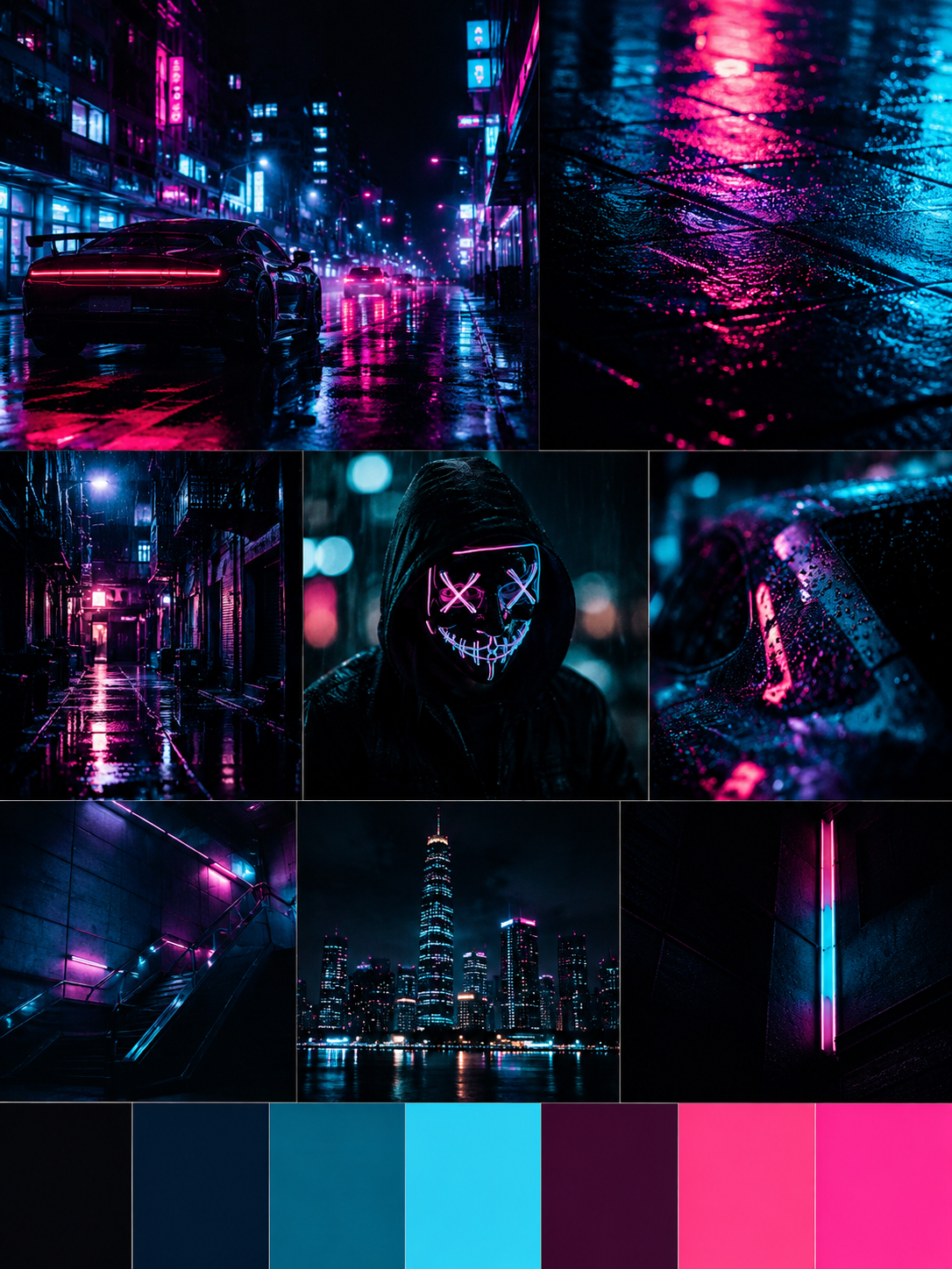 Neon night style